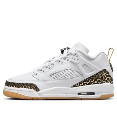 NWOB Nike Air Jordan Spizike Low BG Metallic Gold Youth Size 7 Shoes HJ9022-100