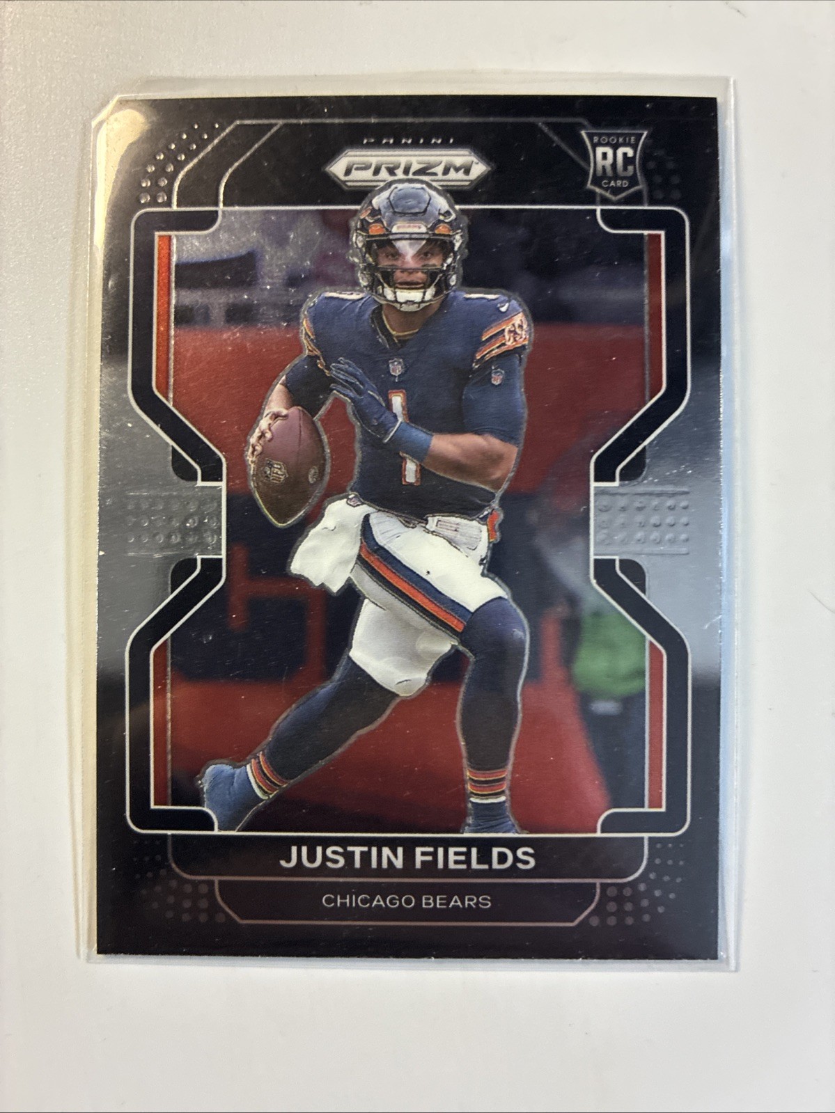 2021 Panini Chronicles - Prizm Black Justin Fields #PB-3 (RC)