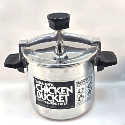 #ad #ad WEAR EVER 6 QT Chicken Bucket 90026 Low Pressure Cooker Fryer Vintage Made USA $55.00