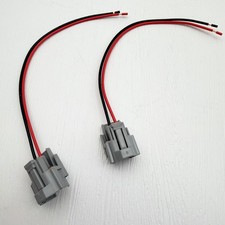 Female Fuel Injector Connector Electrical Plug Pigtail Cable Wire For Denso 2 Female Fuel Injector Connector Electrical Plug Pigtail Cable Wire For Denso 2