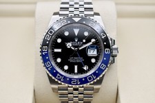 Rolex GMT Master ll Batgirl Stainless Steel Watch 126710BLNR | Box & Papers