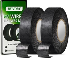 2 Rolls High Temp Wire Harn Tape 100FT Total OEM-Grade Automotive