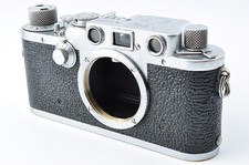 Rare Flat Dial Exc    Leica IIIf 3f Rangefinder 35mm Film Camera JAPAN 656