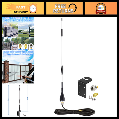 #ad Universal Garage Gate Opener Antenna 433MHz for LiftMaster Mighty Mule Ghost C $27.99