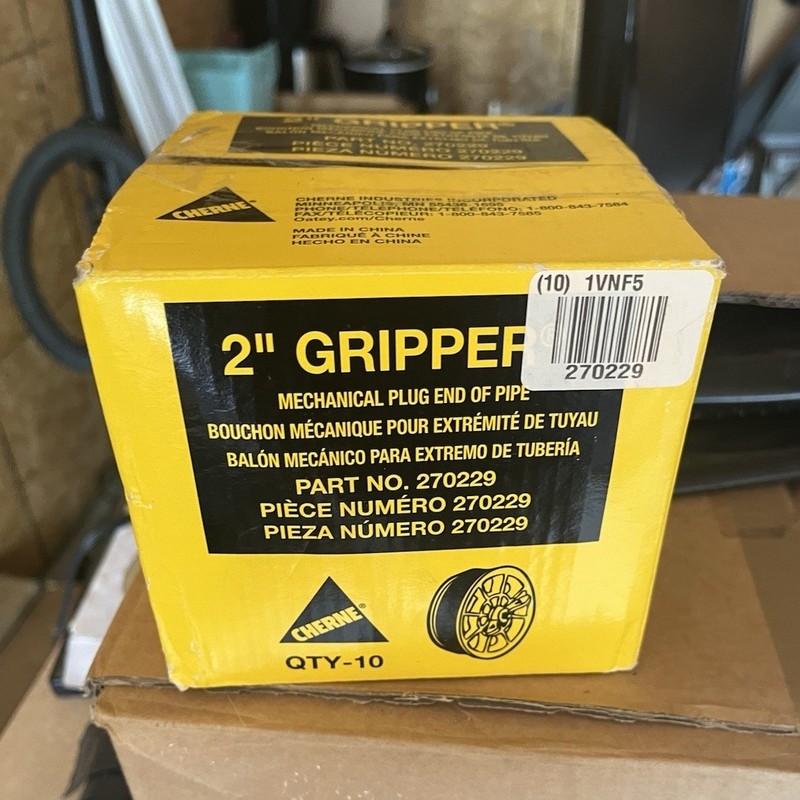 Cherne 2" Gripper Mechanical Plug for End of Pipe, Part No. 270229 (MPN)