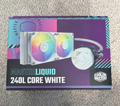 Cooler Master MasterLiquid 240L Core White 240mm ARGB AIO CPU Cooler