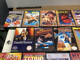 Lot Of 20 Nintendo Entertainment System NES Cartridges In Case Tengen Tetris 2