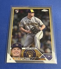 2023 Topps Chrome Update #USC173 Gus Varland RC Milwaukee Brewers