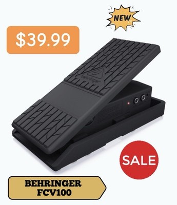 Behringer FCV100 ultra-flexible dual-mode foot pedal - Expression- NEW