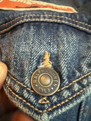 Polo Ralph Lauren Small Trucker Patch Jacket RRL  Preppy Patchwork VTG Nautical image 7