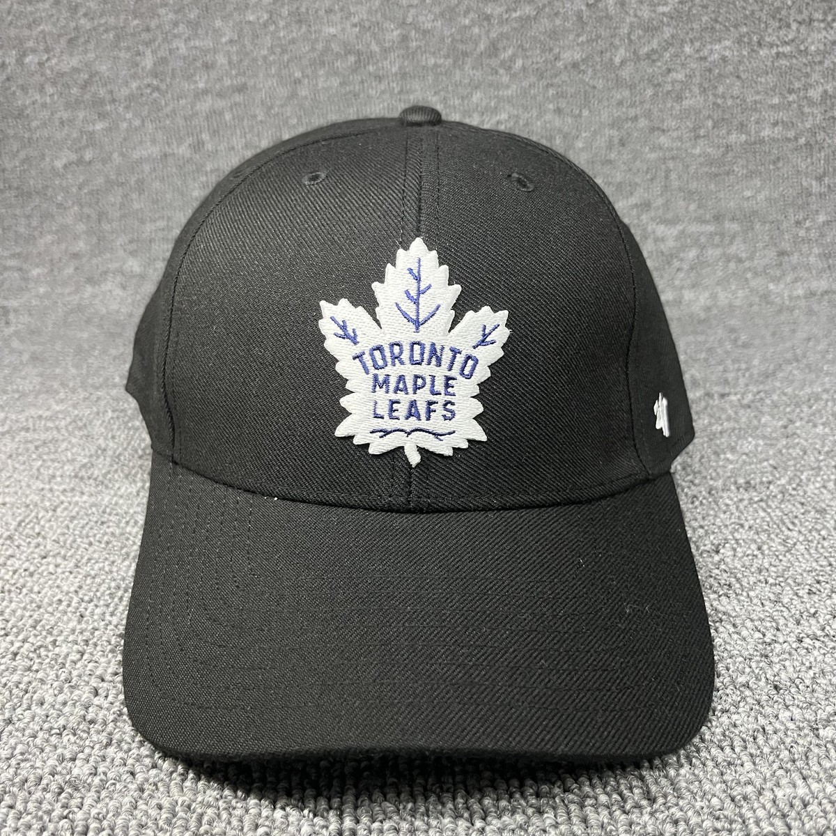 Toronto Maple Leafs '47 MVP Adjustable Hat Black NHL Structured Cap