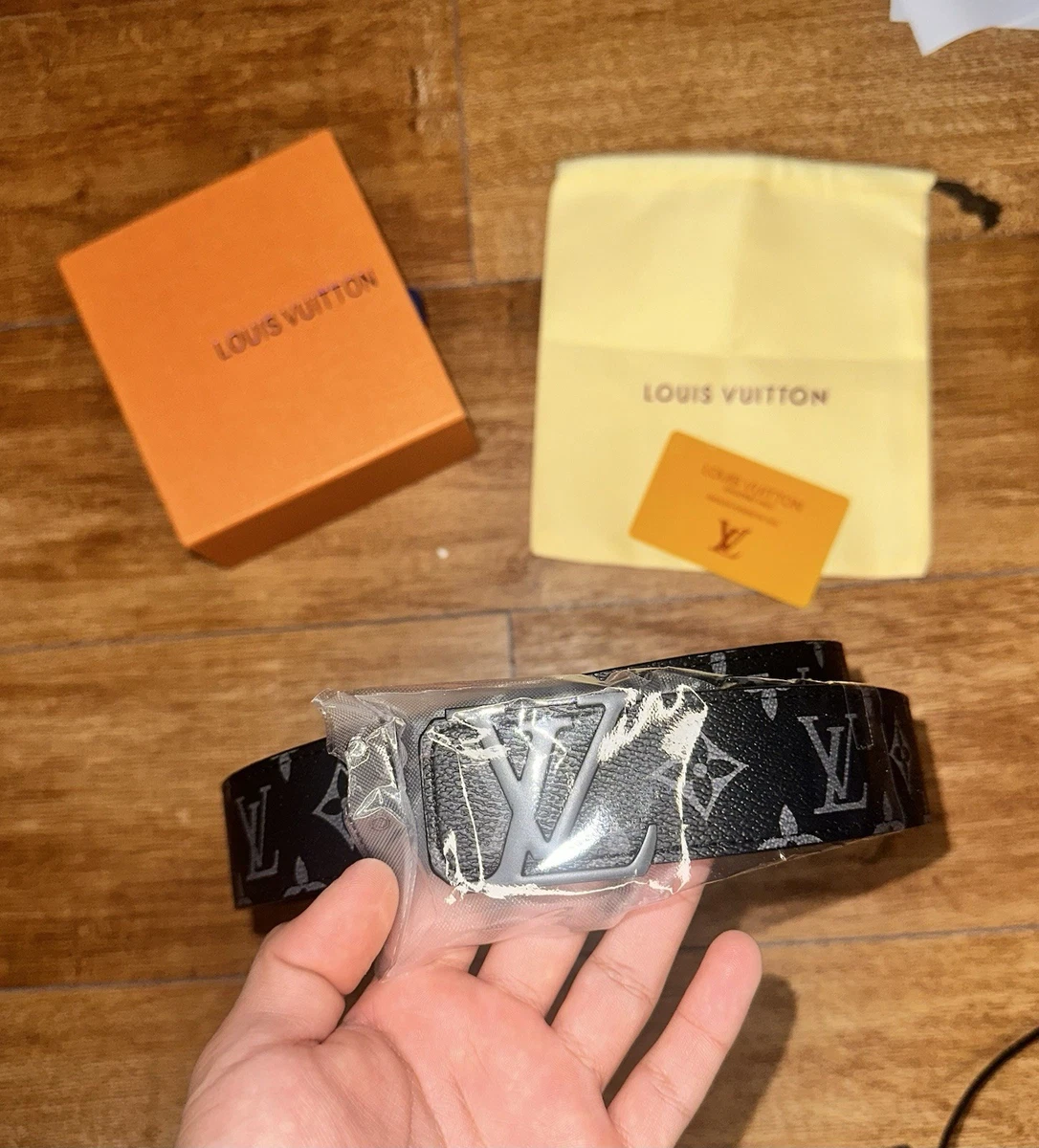 Louis Vuitton Black Belts for Men for sale | eBay