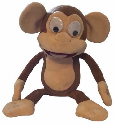 Animated Funny Monkey Club Petz Singe Rigolo Plush 12  Long Tested Works Read