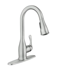 NEW Moen Kaden 87966SRS Kitchen Faucet Pull Down Sprayer Single Handle Stainless