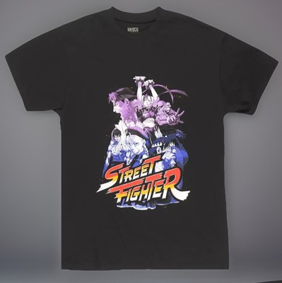 STREET FIGHTER Official - BRISCOE Graphic Short Sleeve Black T-Shirt / NEW wTags
