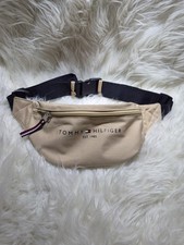 Marsupio Tommy Hilfiger con logo cintura beige/blu marsupio a tracolla