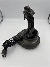 Saitek Cyborg 2000 Joystick – Vintage PC Flight Stick – Serial DB15 Connector –