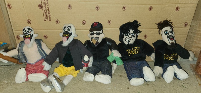 Insane Clown Posse Bean-E-Boyz Snuggable Thugs Ltd. Ed. Collector's Set Icp Toys