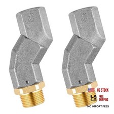 2PCS 3/4 Inch Fuel Hose Swivel, 360 Degree Swivel with NPT Fitting for Fuel
