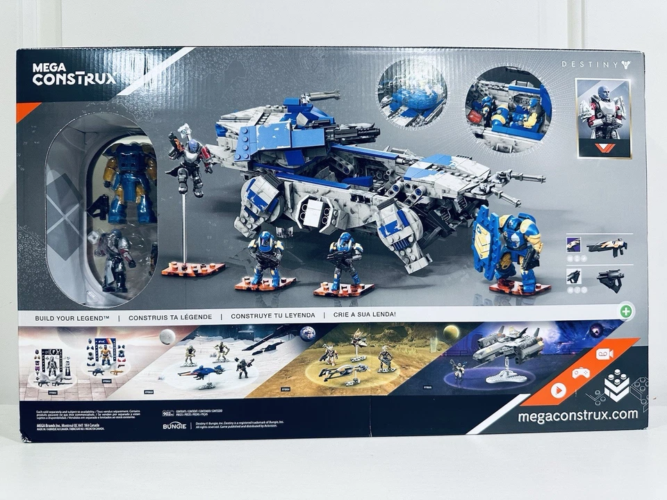 Mega Construx Bloks Destiny Goliath Tank Strike FFB56 Halo 902 Pcs - Image 2 of 4