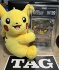 TAG 10 Pokemon 151 Pikachu 090/SV-P Chinese Promo Blind Plush Tin TOP POP PSA 10