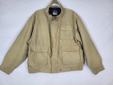 Vintage Woolrich Wool Lined Utility Jacket Mens XL Field Chore Outdoor Tan