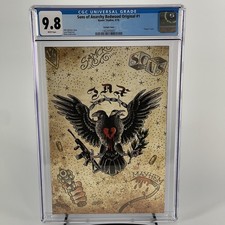 SONS OF ANARCHY: REDWOOD #1 CGC 9.8 - TATTOO BOARD - VARIANTE VERGINE