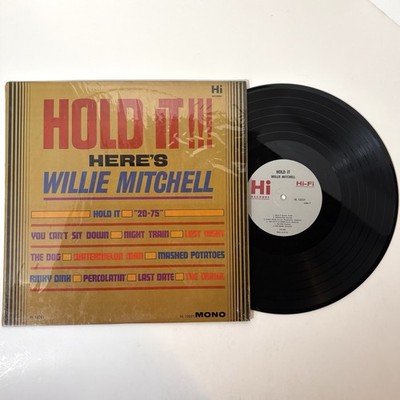 Hold It !!! Here's Willie Mitchell 1965 LP Hi Records Mono Shrink HL-12021 Vinyl