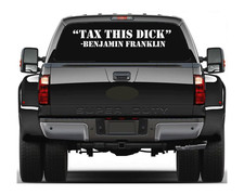 Tax This D Window Decal Sticker Turbo Diesel Truck 6.6l Suv Car Usa Funny Money