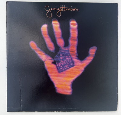 GEORGE HARRISON LIVING IN THE MATERIAL WORLD SMAS-3410 1973 VINYL LP RECORD EX