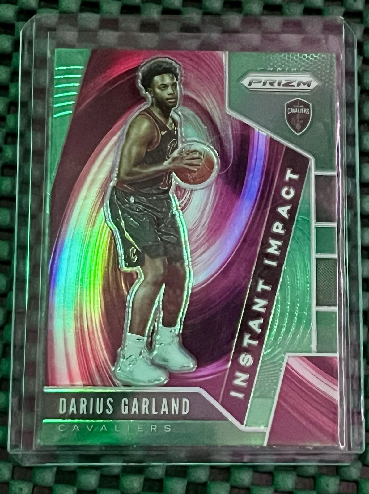 2019-20 Panini Prizm Instant Impact Green Prizm Darius Garland RC CAVS!
