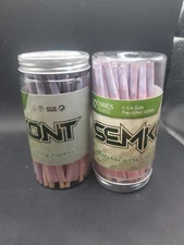 2 Pack 120 Cones SEMKONT Green Rolling Paper 60 Pack Pre-rolled Cones Slow Burn