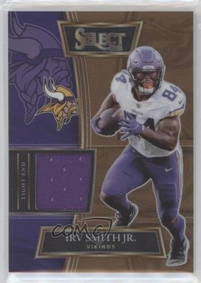 2021 Panini Select Swatches Copper Prizm 35/49 Irv Smith Jr #SS-ISM pe8