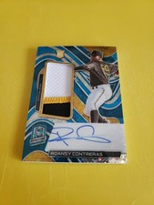 2022 Panini- Spectra Roansy Contreras #151 Neon Blue Prizm /99 Pirates RPA