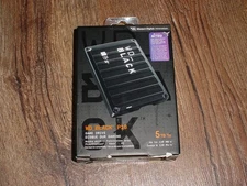 Western Digital Black P10 5TB External 2.5 inch Hard Drive WDBA3A0050BBK -WEWM