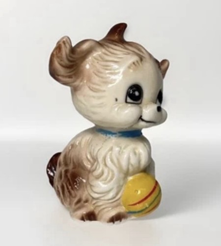"Estatuilla kitsch de perro cachorro Rover original Josef 2,5"" cerámica mascota Japón MCM de colección" - Imagen 3 de 11