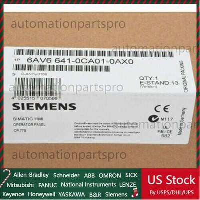 NEW SIEMENS 6AV6641-0CA01-0AX0 6AV6 641-0CA01-0AX0 SIMATIC HMI