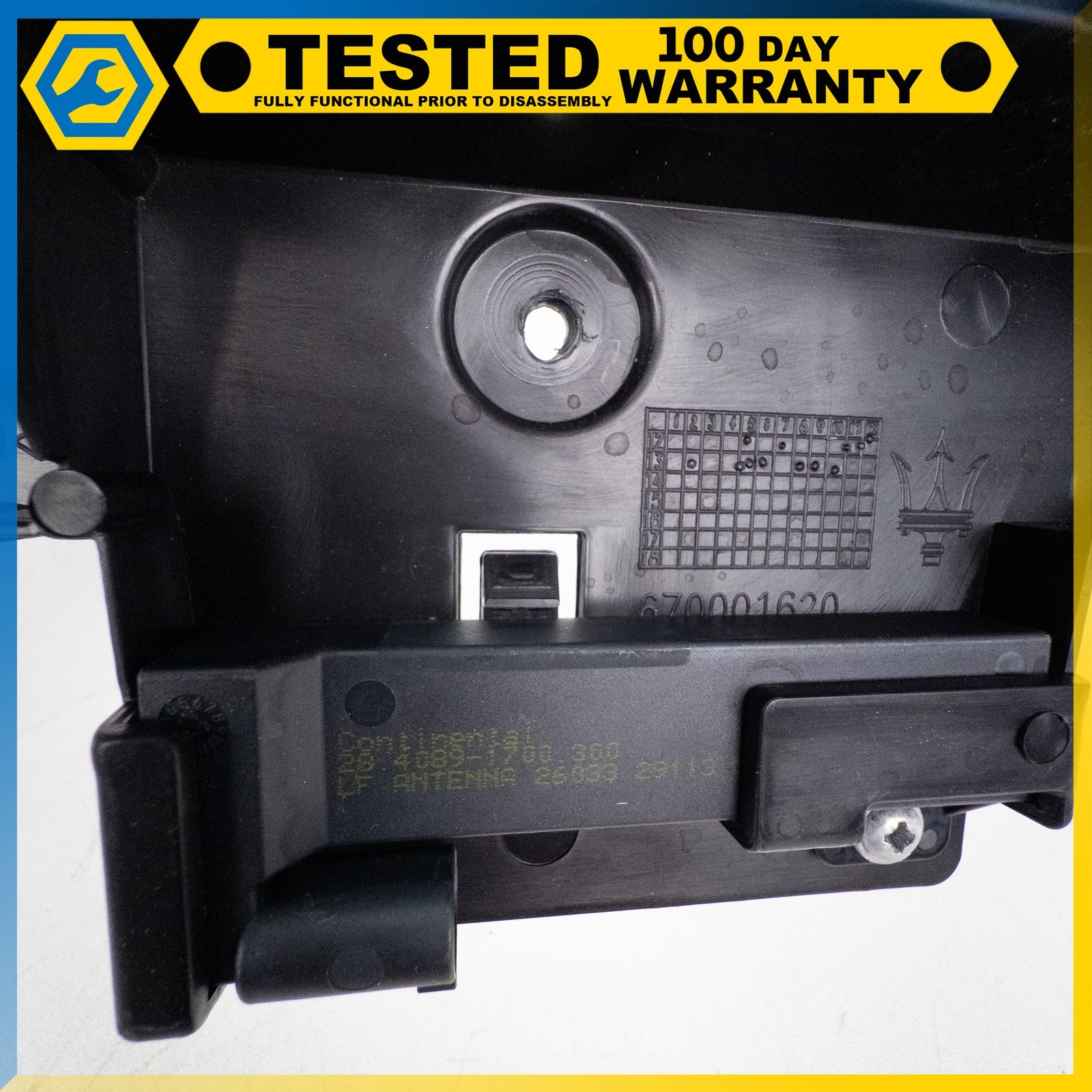 14-19 MASERATI QUATTROPORTE REAR BUMPER CENTER MOUNTING BRACKET OEM