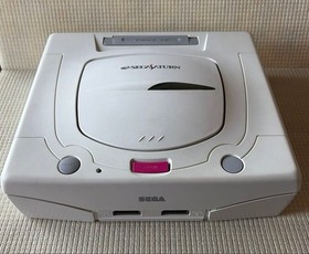 Sega Saturn Controller & 10 Software Set Ultraman Sonic Bomberman Gundam