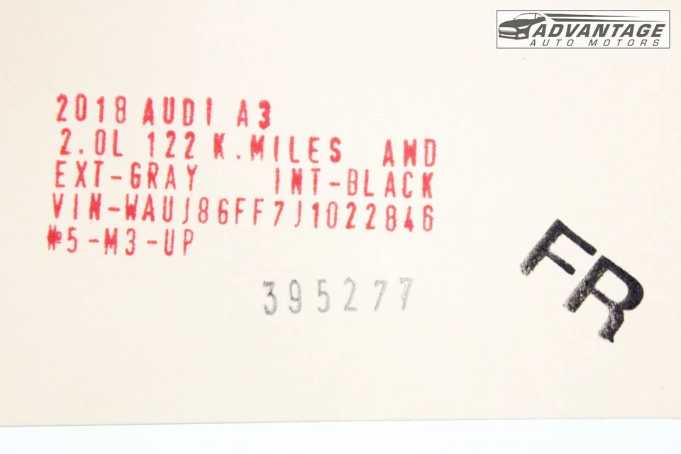 AUDI A3 QUATTRO 8V 2017-2020 FARO DELANTERO DERECHO BOMBILLA TAPA OEM Foto 4 de 4