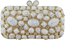 Ladies Wedding Clutch-Purse Chain Rhinestone Evening-Bag Diamond Luxury Handbag