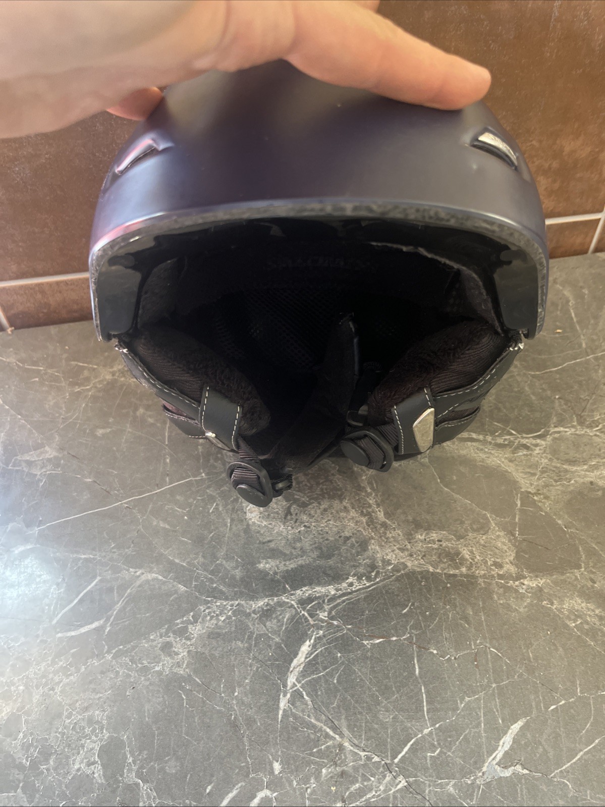 Casco da snowboard Salomon personalizzato ad aria misura media 56 59 cm