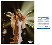 ELENA ROSE SIGNED BENDITO VERANO EN LAS NUBES SINGER 8x10 PHOTO - ACOA COA