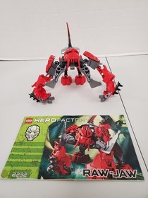 LEGO Hero Factory: Raw-Jaw 2232 (2011) Complete Set With Instruction Manual 🔥