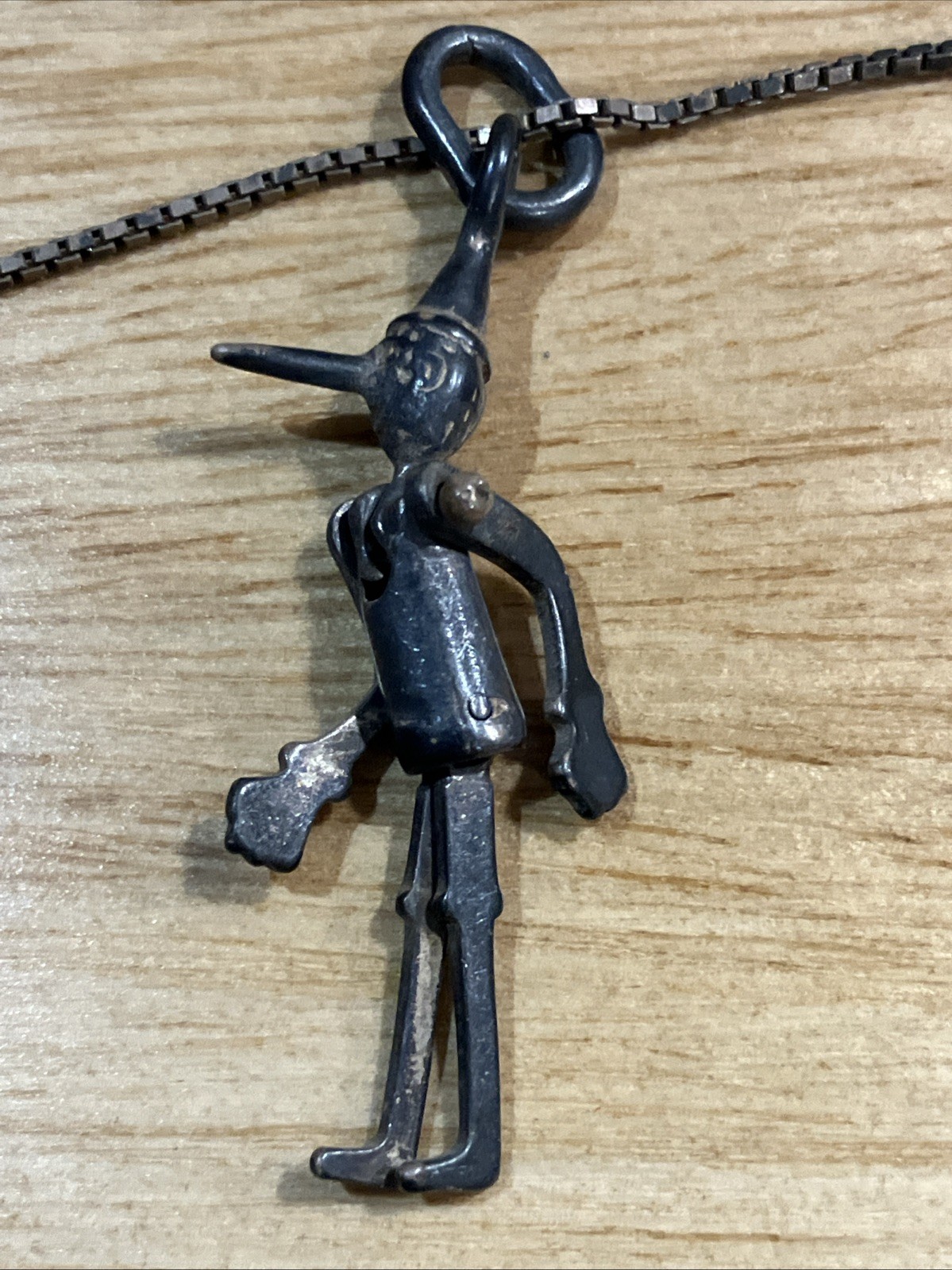 Antique Solid 925 Sterling Silver Movable Puppet … - image 2