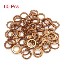 60Pcs 30mm OD Metal Motorcycle Exhaust Pipe Muffler  Gasket for GY6 125cc