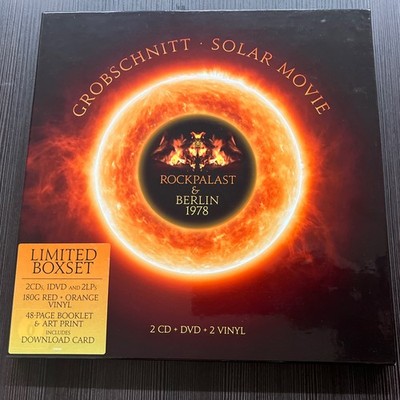 Grobschnitt Solar Movie Limited Box-Set 2 CD, DVD,  2 LP s Orange TOP-Preis