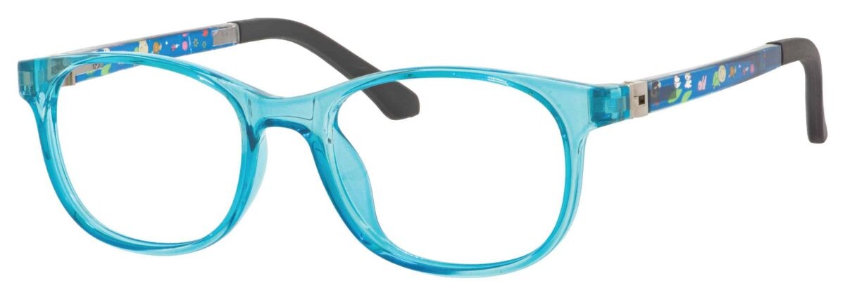 Frame Size 46-17-130 Blue Crystal Girls Kids Glasses