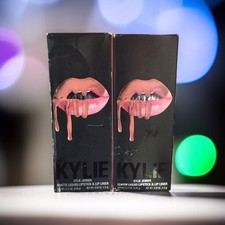 PACK OF 2 KYLIE JENNER Matte Liquid Lipstick 0.11oz  Lip Liner 0.03oz One Wish