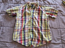 Ralph Lauren Boys Short Sleeve Buttkn Up Multicolor Boys Size 5